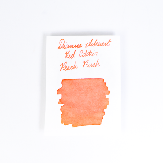 Diamine Peach Punch (50ml) Bottled Ink - Red Edition