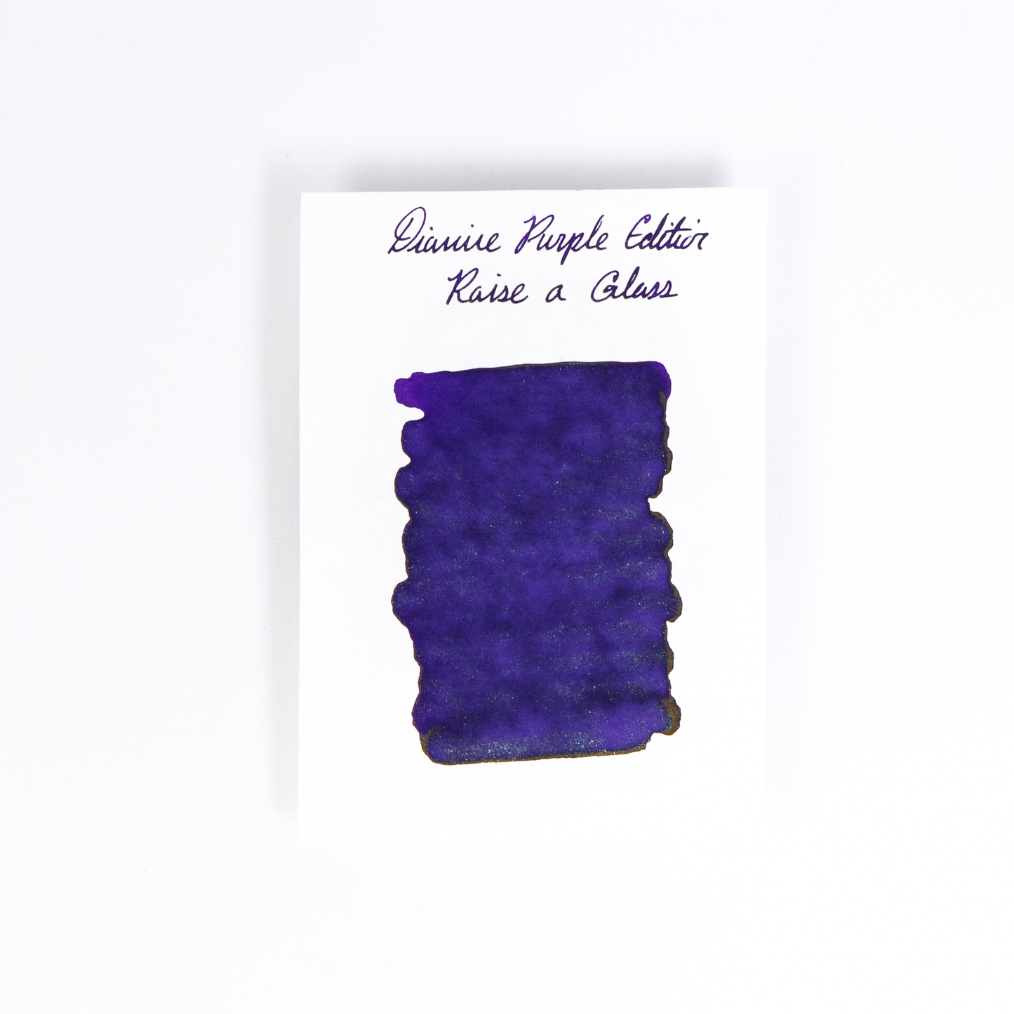 Diamine Raise A Glass (50ml) Bottled Ink (Chameleon and Sheen) - Purple Edition