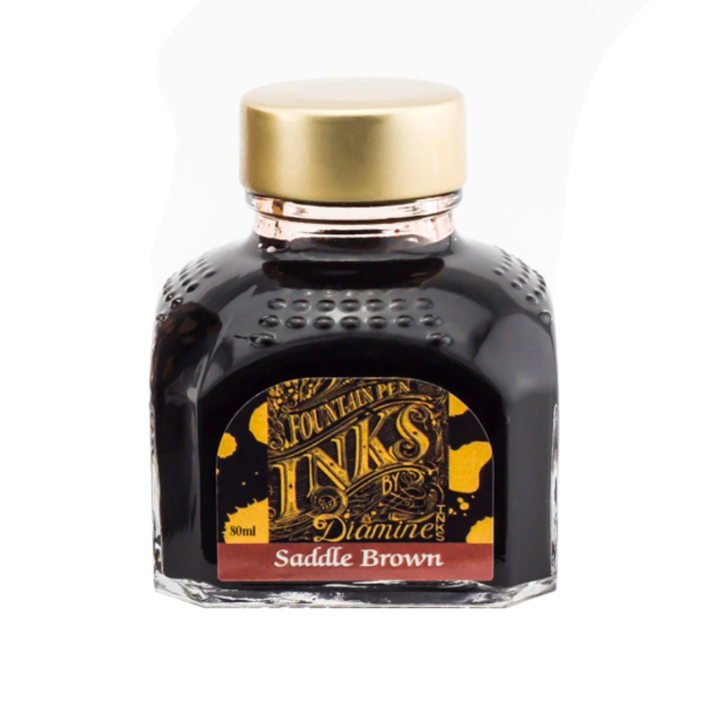 Diamine Saddle Brown (80ml) Bottled Ink