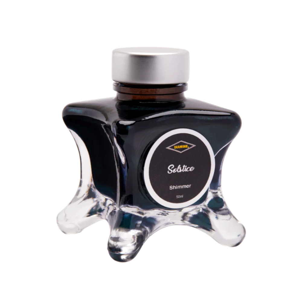 Diamine Solstice (50ml) Bottled Ink (Shimmering) - Blue Edition