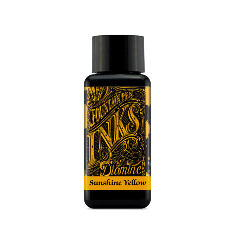 Diamine Sunshine Yellow (30ml) Bottled Ink