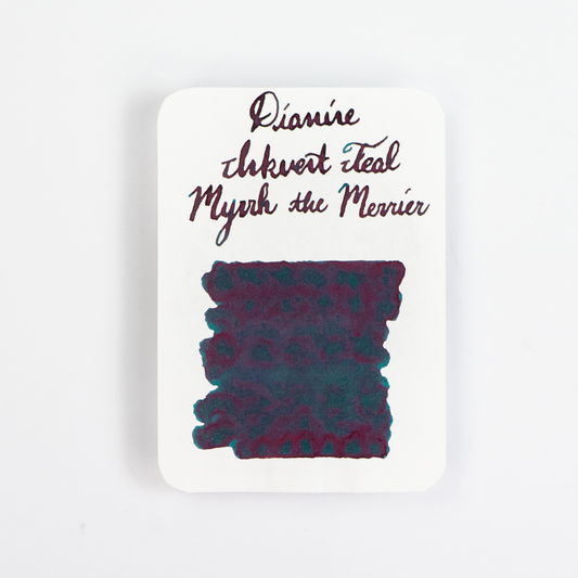 Diamine Myrrh the Merrier (50ml) Bottled Ink (Shimmer & Sheen) - Teal Edition