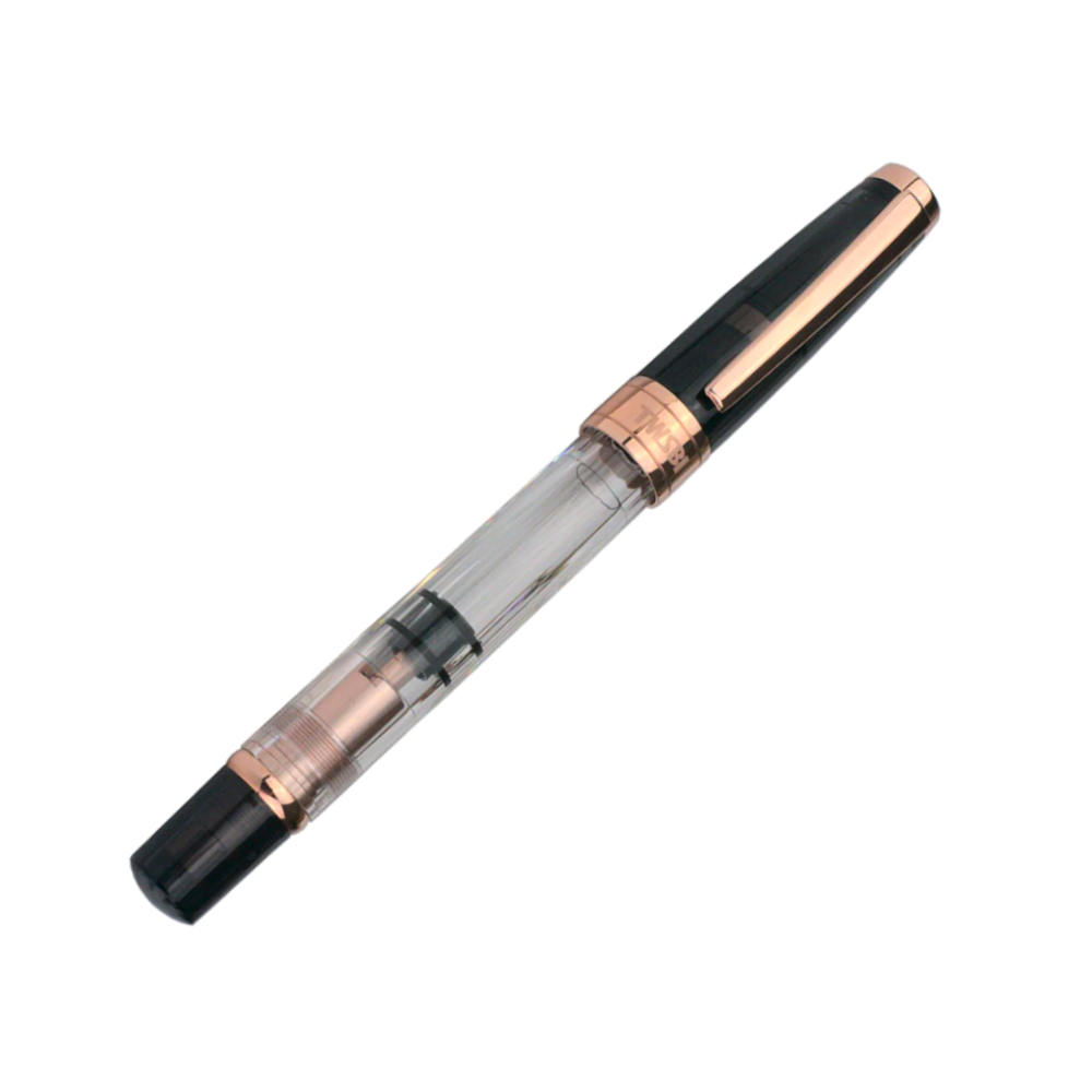 TWSBI Diamond 580 Fountain Pen - Smoke RoseGold II Fine - Pulp Addiction