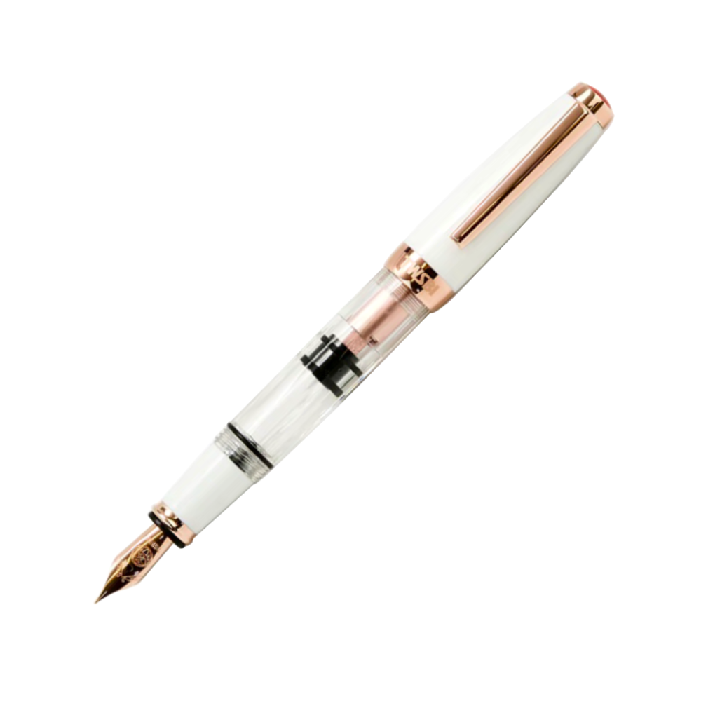 TWSBI Diamond Mini Fountain Pen - White Rose Gold V2 – Dromgoole's TWSBI Diamond Mini Fountain Pen - White Rose Gold V2 – Dromgoole's