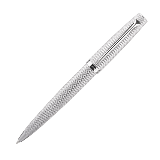 Diplomat Viper Ballpoint - Silver Guilloche