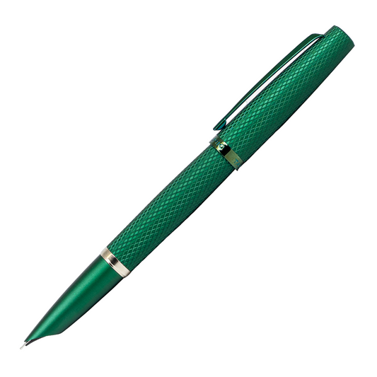 Diplomat Viper Fountain Pen - Green Guilloche