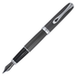 Diplomat Excellence A2 Fountain Pen - Guilloche Black with Chrome Trim