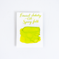 Dominant Industry Spring Fields (25ml) Bottled Ink (Pearl)