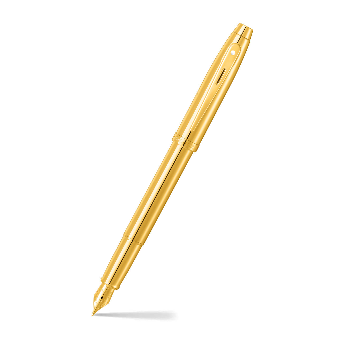 Sheaffer 100 Fountain Pen Glossy Gold - Main Image