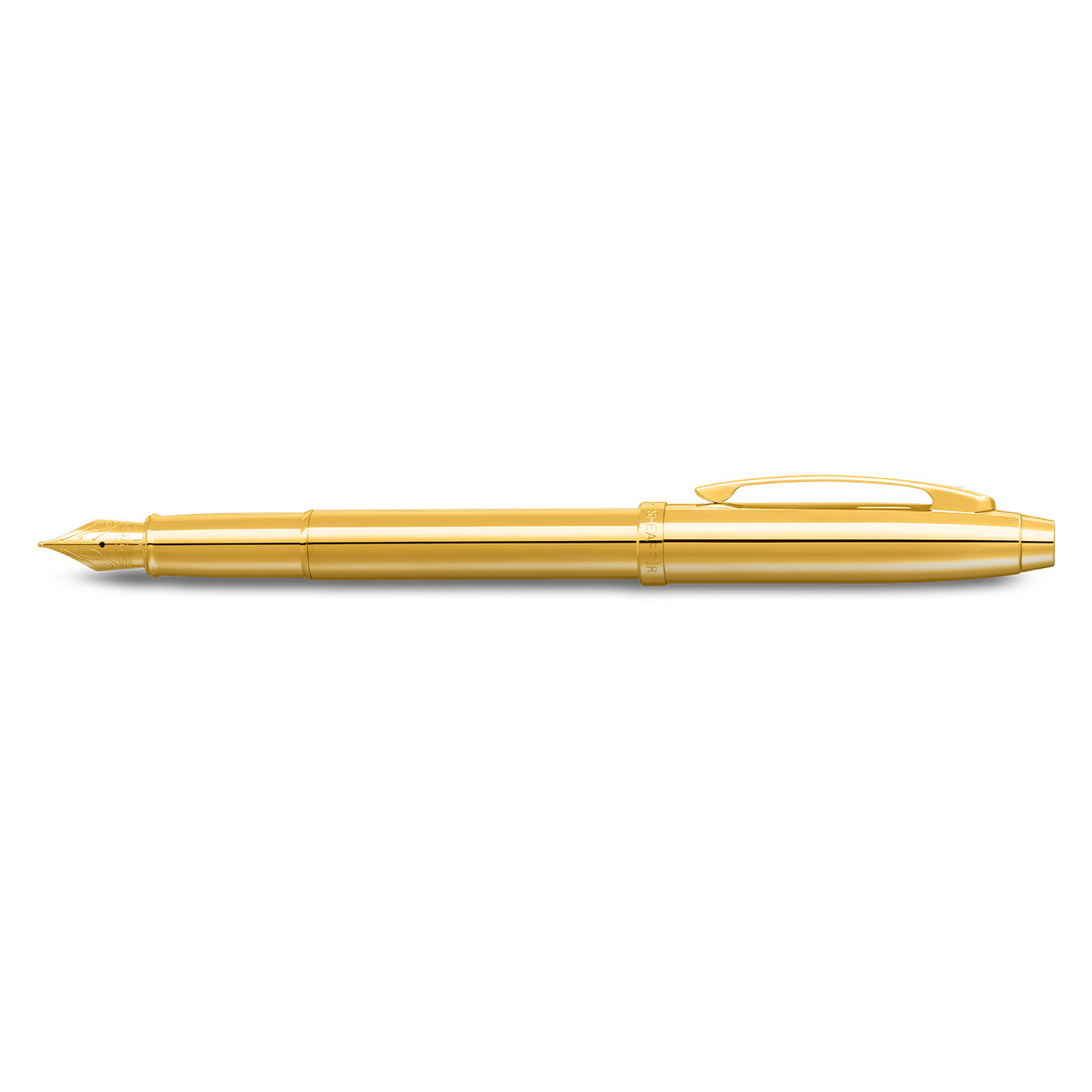 h*n様 SHEAFFER 万年筆 23K GOLD ELECTORO PLAT Sheaffer 100 Fountain Pen - Glossy Gold – Dromgoole's Fine Writing