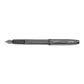 Sheaffer 100 Fountain Pen - Shiny Dark Grey Gunmetal with PVD Trim