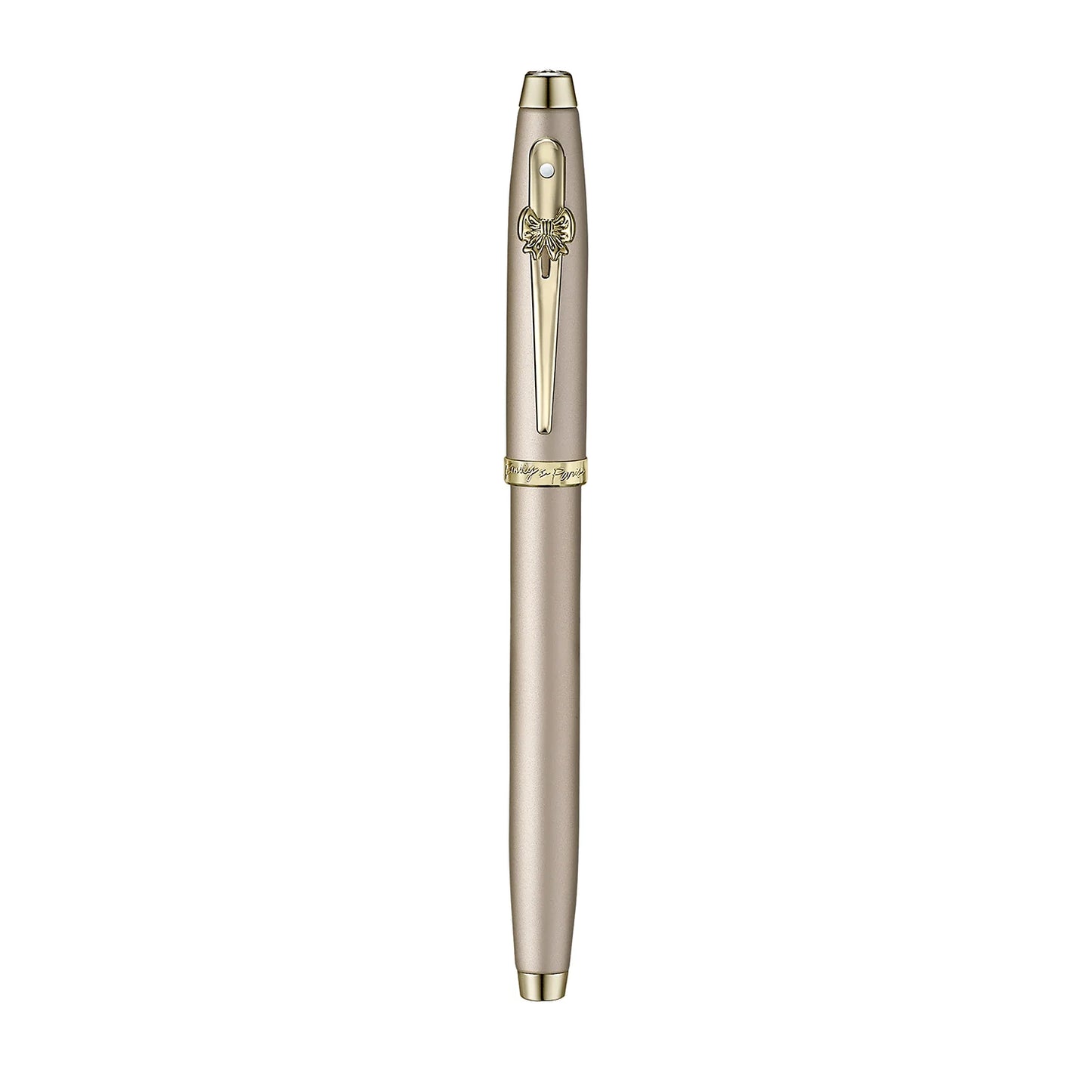 Sheaffer 100 Emily in Paris Rollerball - Champagne Gold with Bow-Shaped Emblem