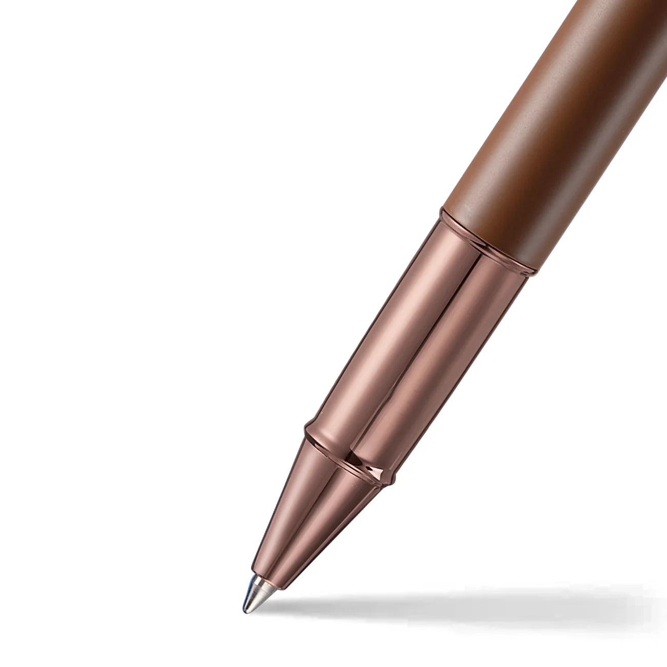 Sheaffer 100 Coffee Edition Rollerball - Matt Brown with PVD Trim