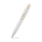 Sheaffer 100 Ballpoint - Chrome with Gold