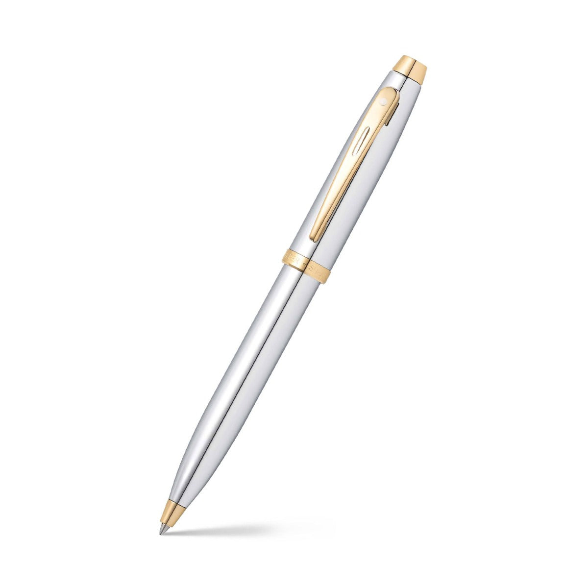 Sheaffer 100 Ballpoint - Chrome with Gold