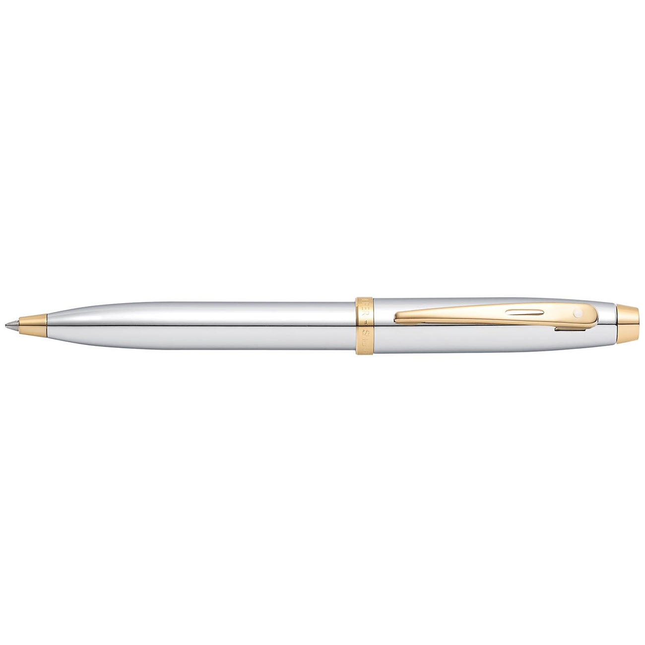 Sheaffer 100 Ballpoint - Chrome with Gold