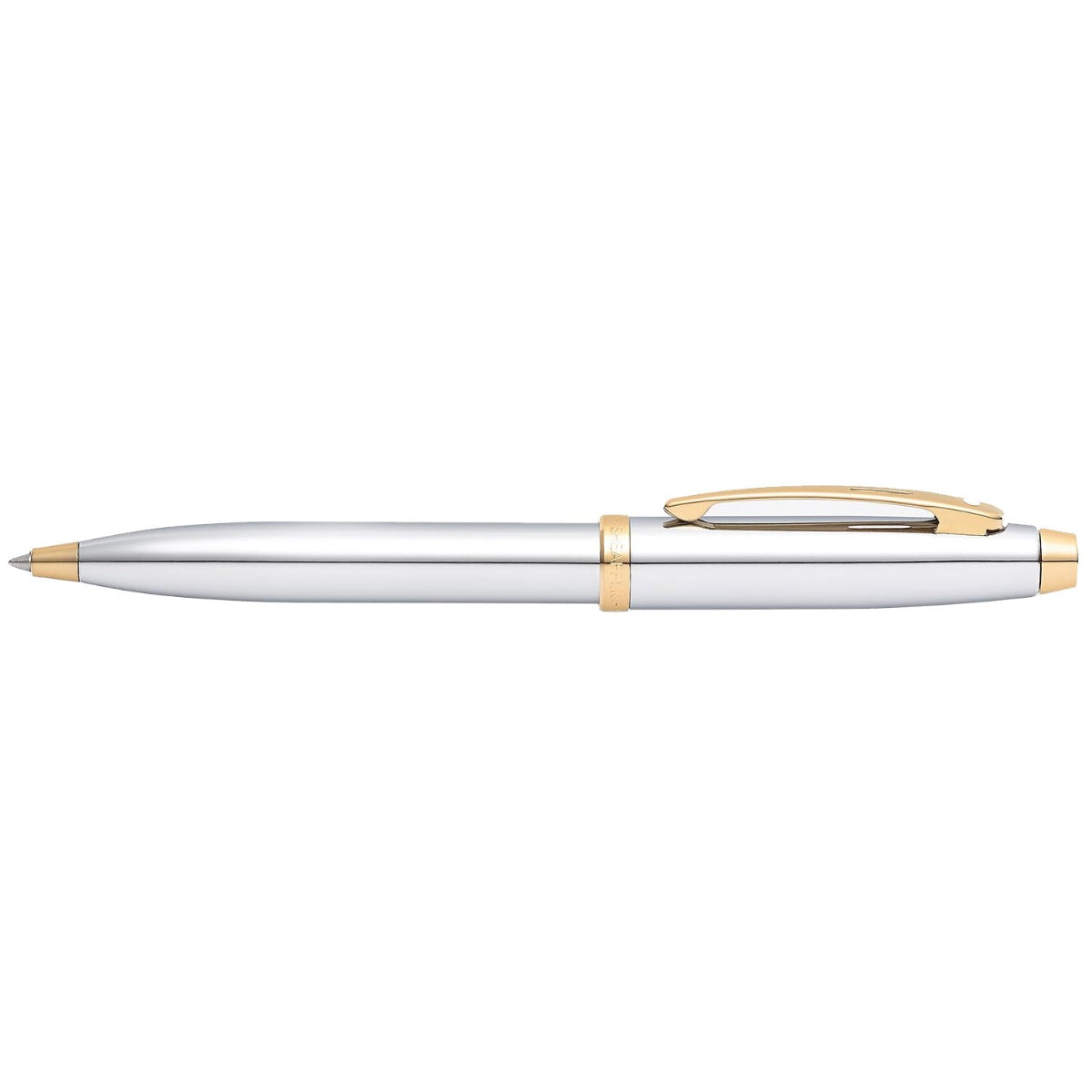 Sheaffer 100 Ballpoint - Chrome with Gold