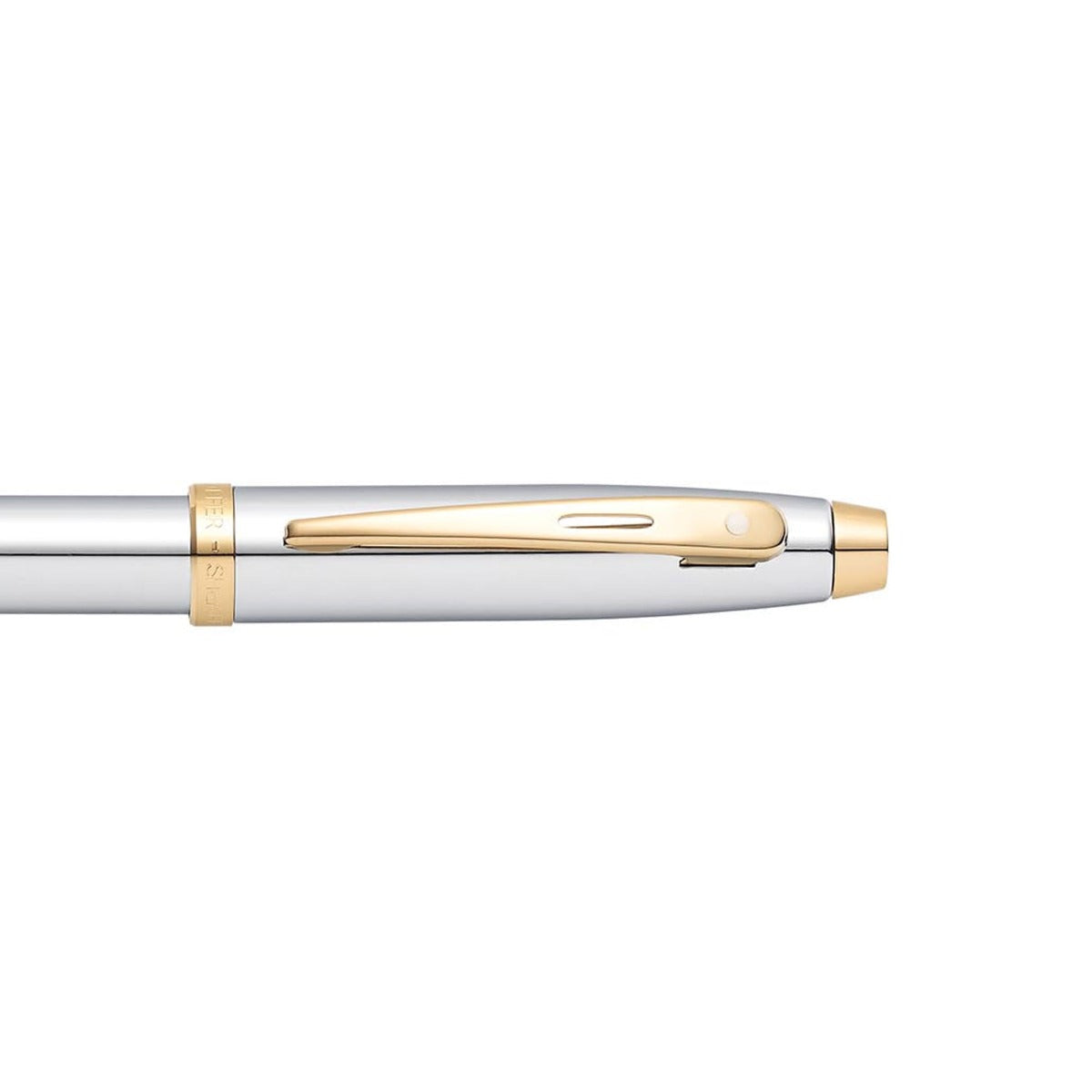Sheaffer 100 Ballpoint - Chrome with Gold