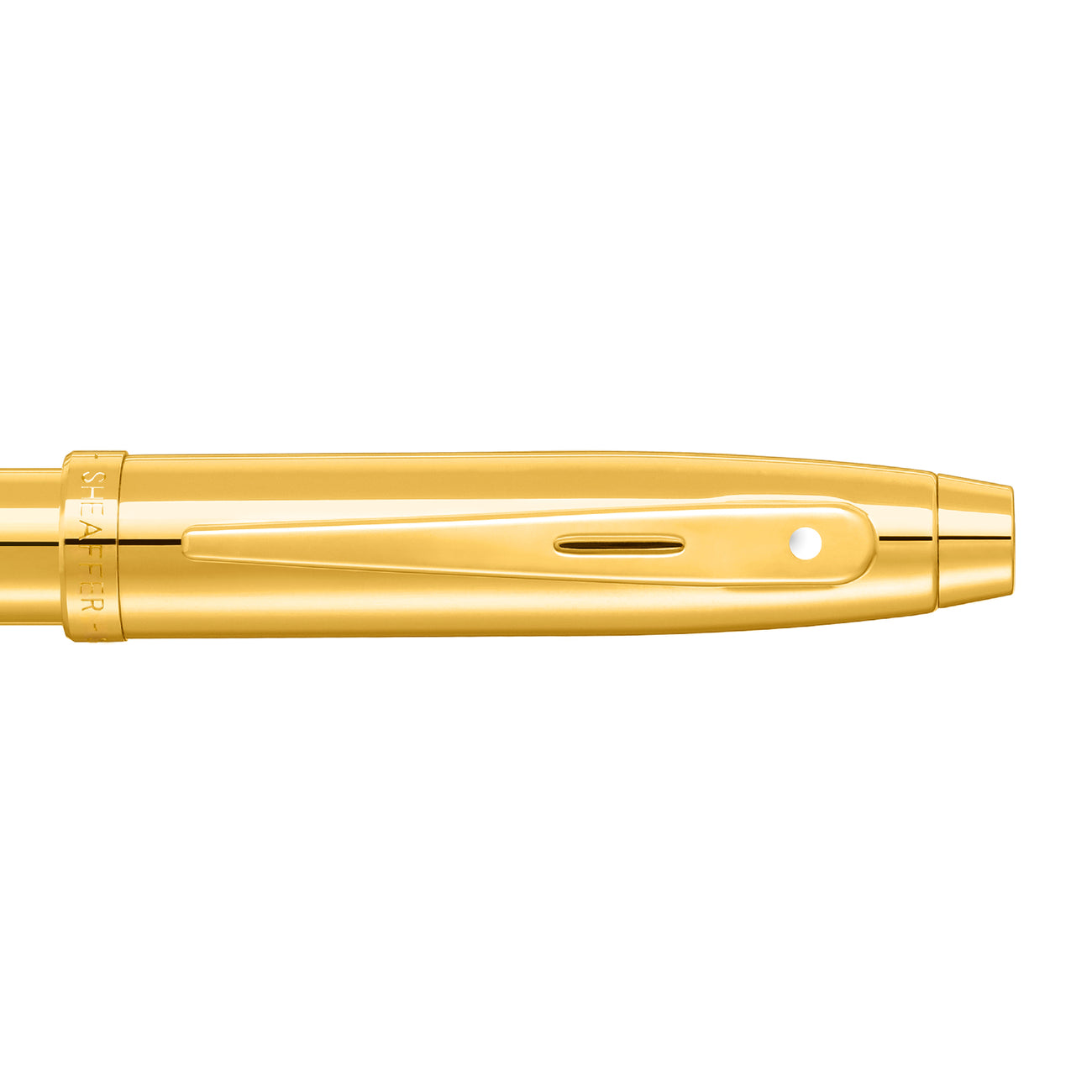 Sheaffer 100 Ballpoint - Glossy Gold – Dromgoole's Fine Writing