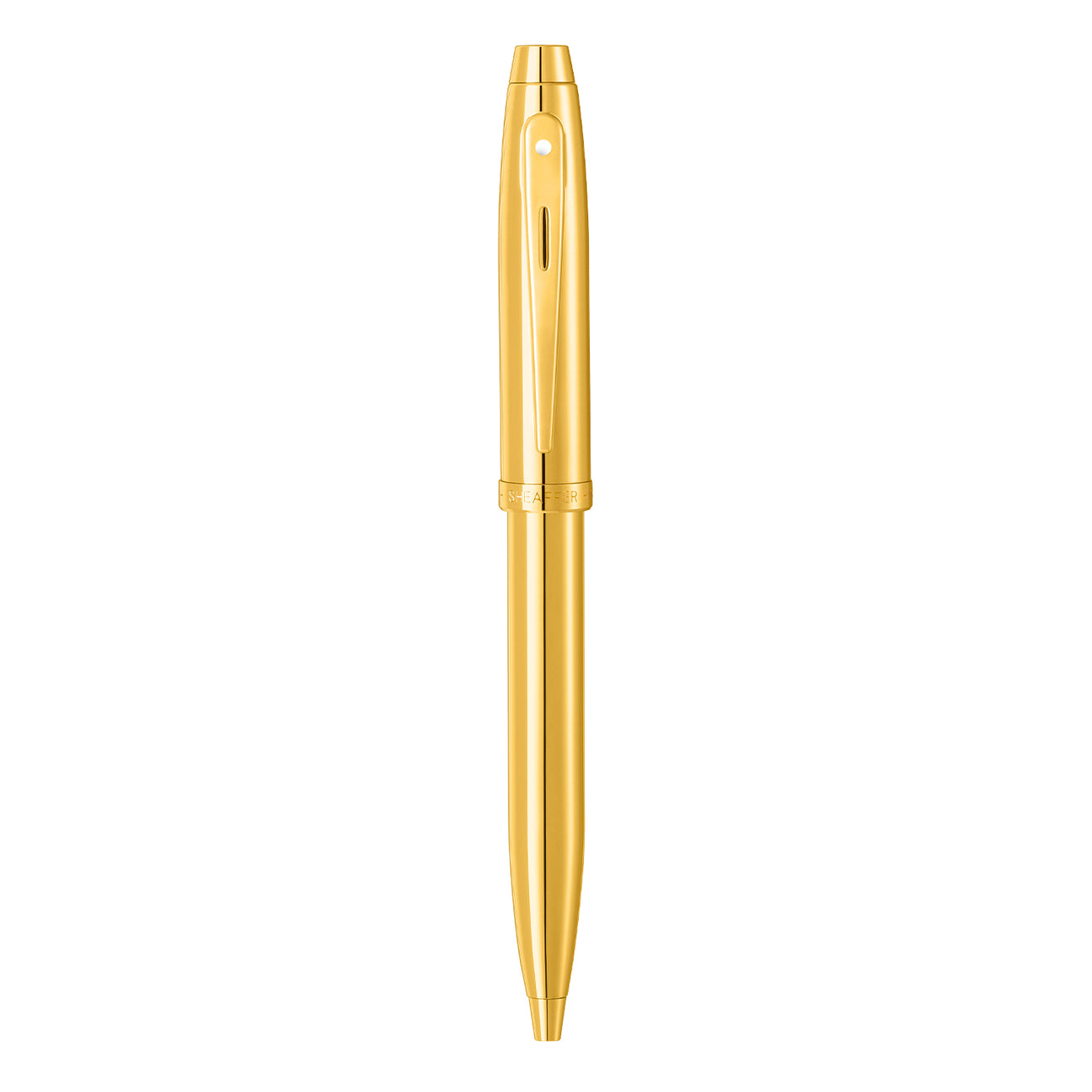 Sheaffer 100 Ballpoint - Glossy Gold – Dromgoole's Fine Writing