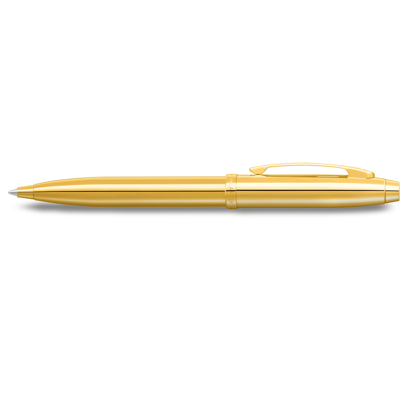 Sheaffer 100 Ballpoint - Glossy Gold – Dromgoole's Fine Writing