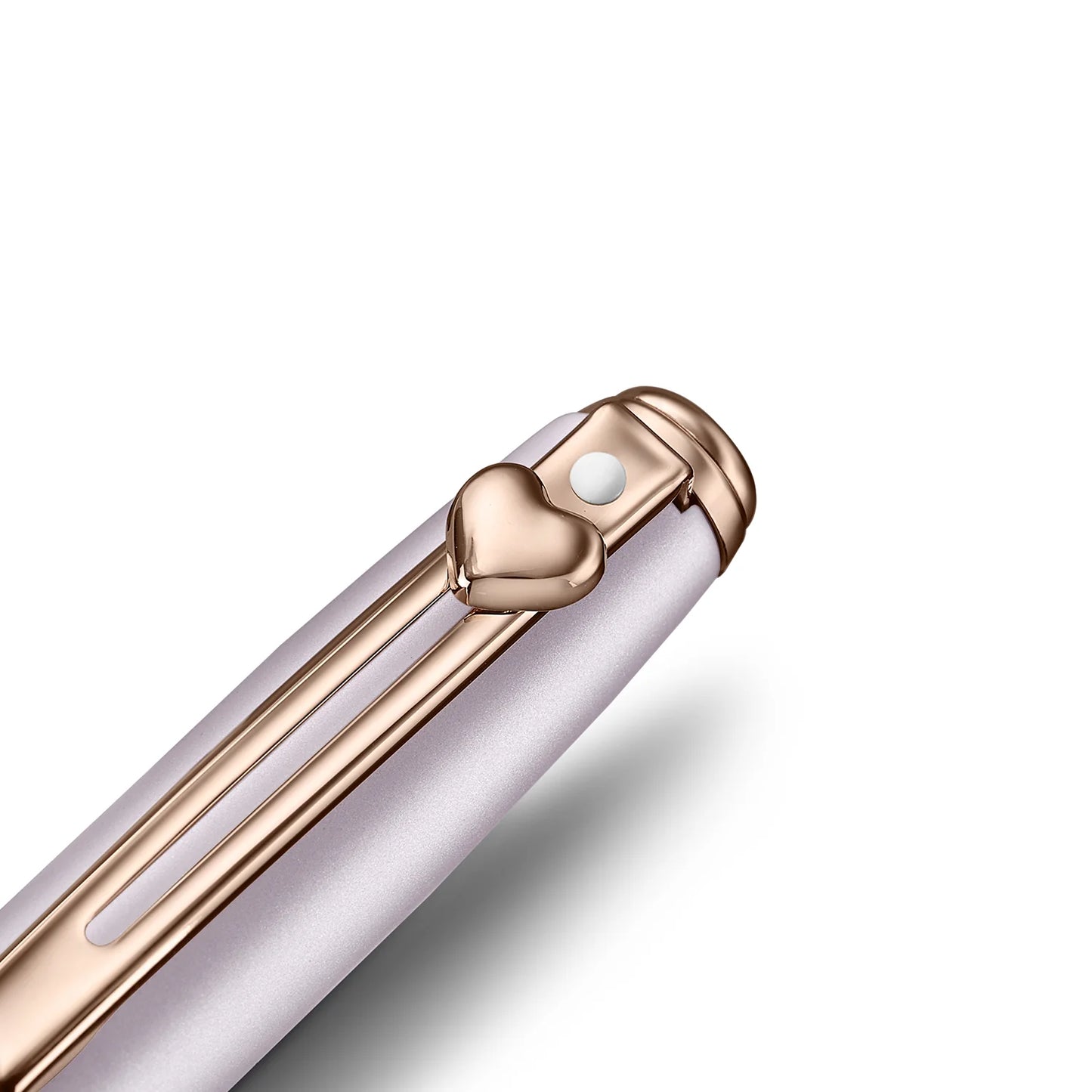 Sheaffer Emily in Paris Prelude Mini Ballpoint - Pastel Pink with Heart-Shaped Emblem and Swarovski Crystal