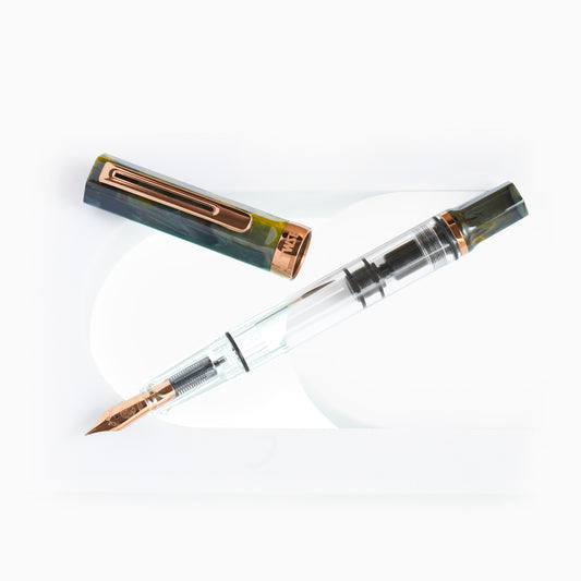 TWSBI ECO Fountain Pen  - Serpentine with Bronze Trim
