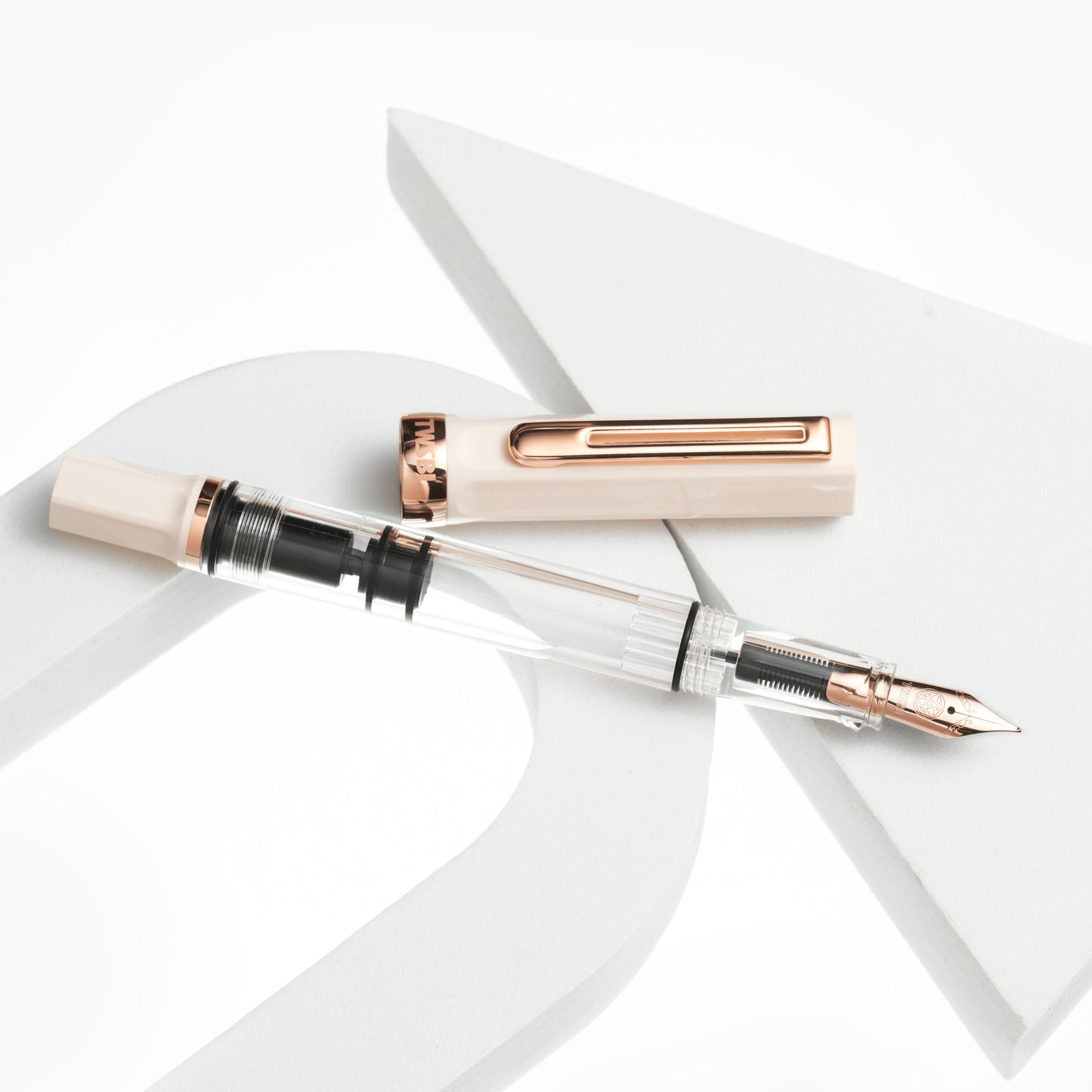 TWSBI ECO Fountain Pen - Cream Rose Gold