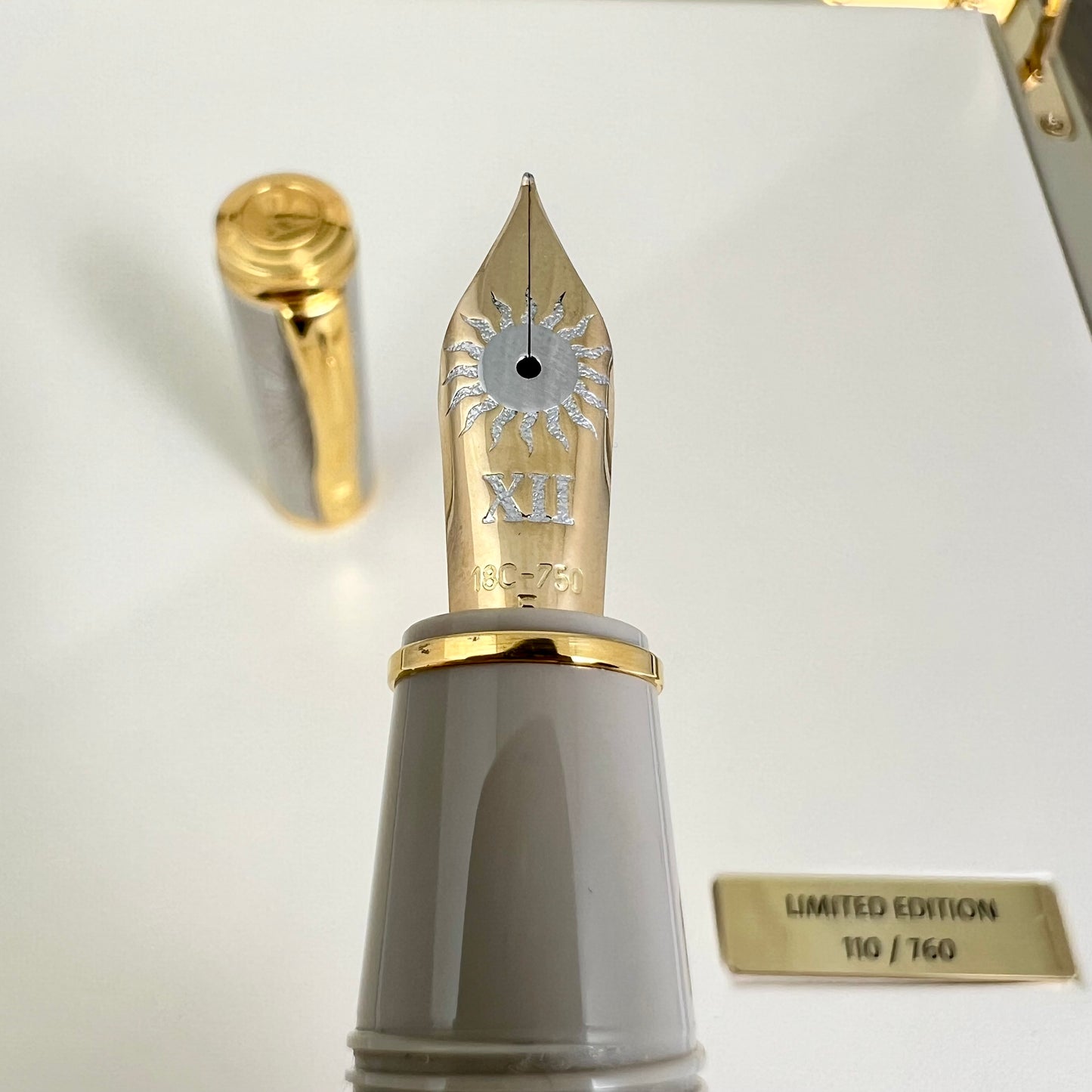 Pre-Owned Pelikan Calculation of Times Fountain Pen 18K F