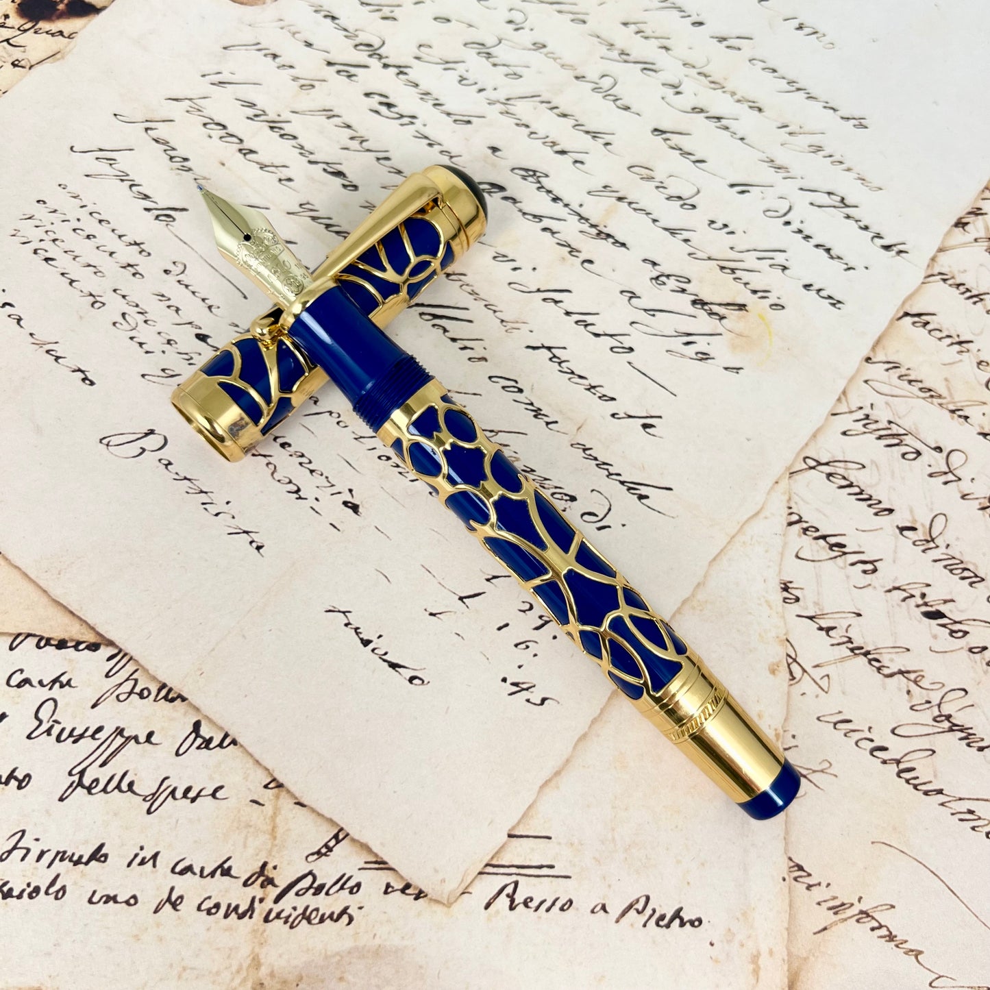 Pre-Owned Montblanc The Prince Regent Fountain Pen 18K M