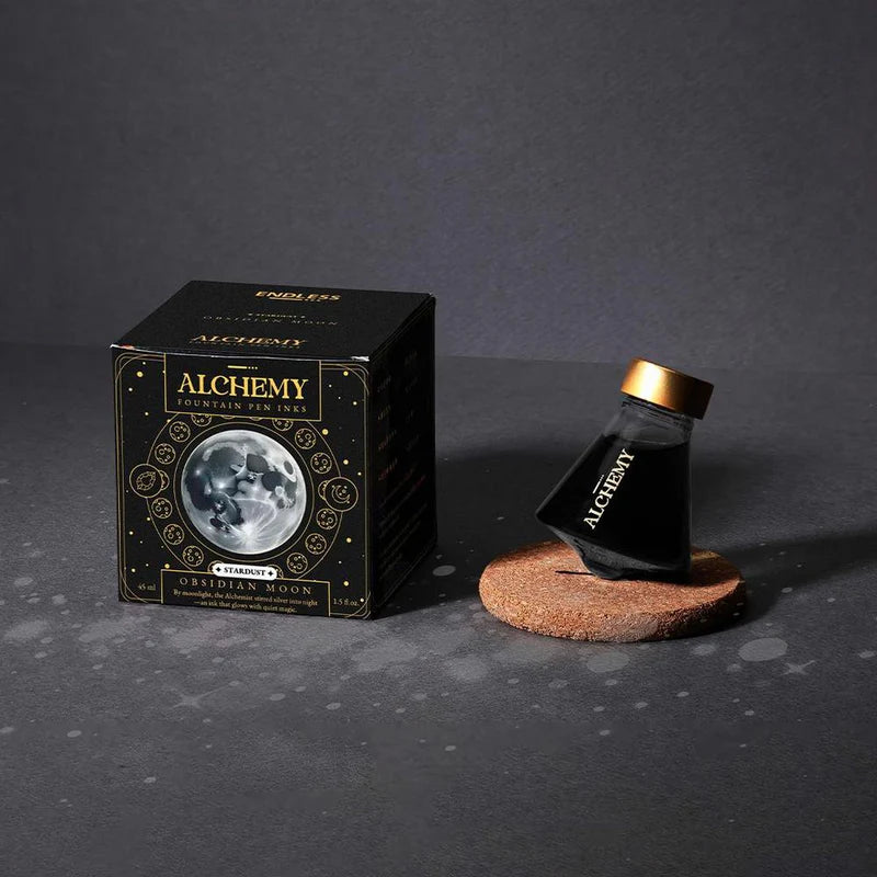 Endless Alchemy Stardust Obsidian Moon (45ml) Bottled Ink