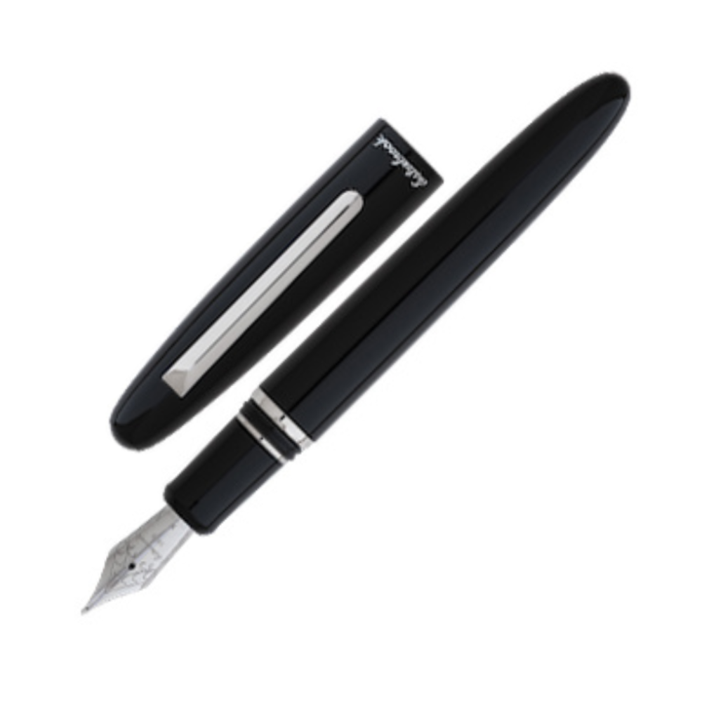Esterbrook Estie Fountain Pen - Ebony with Silver Trim