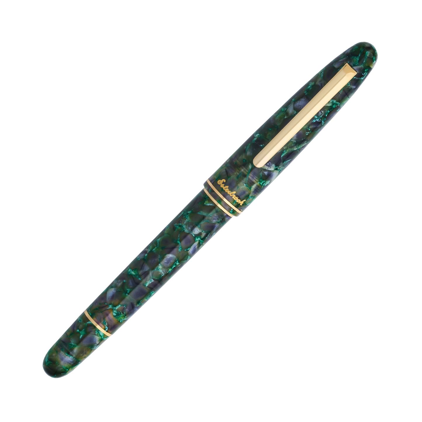 Esterbrook Estie Piston Fill Fountain Pen - Jurassic with Gold Trim