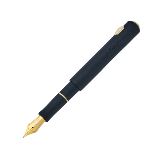 Esterbrook Niblet Fountain Pen - Black Raven with Gold Trim