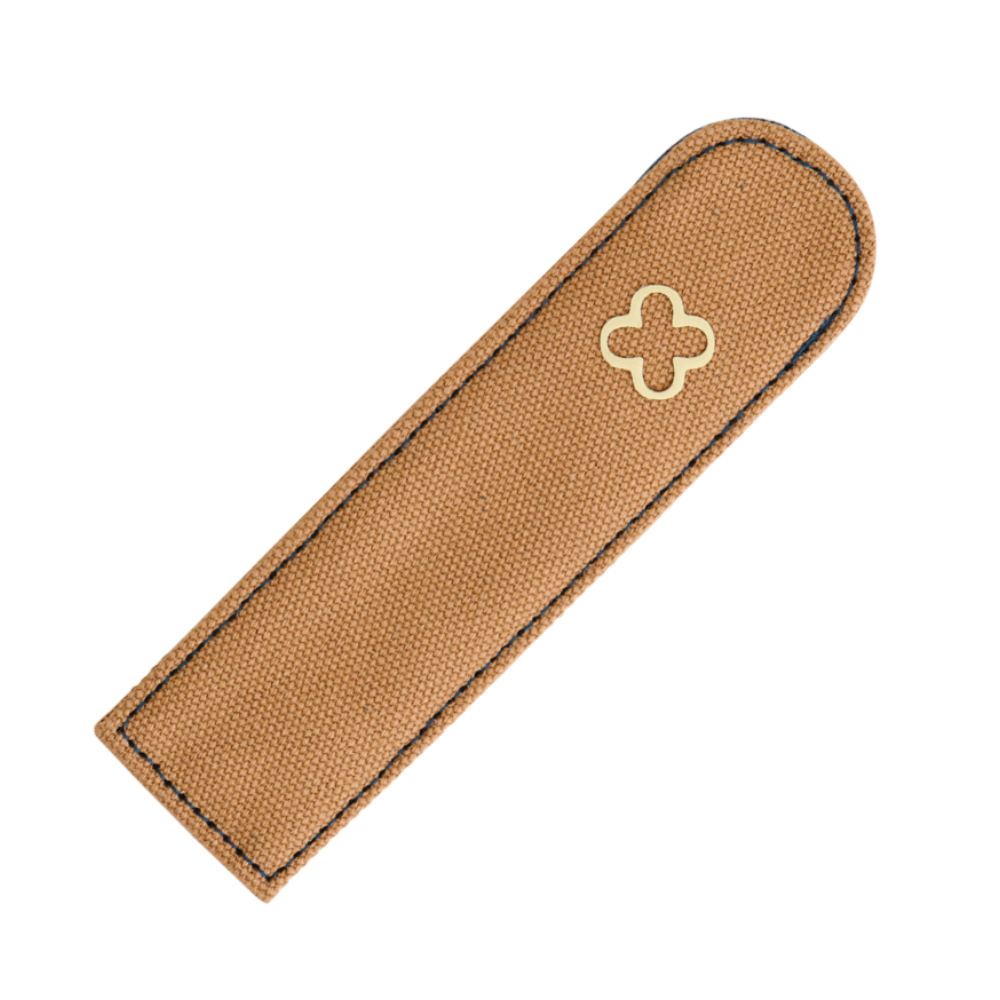 Esterbrook Pen Pocket Canvas Sleeve Single - Tan