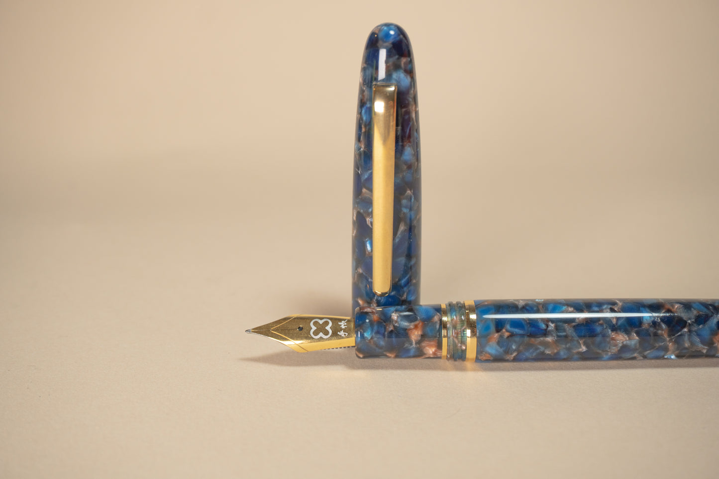 Pre-Owned Esterbrook Estie Nouveau Blue Fountain Pen - Techo