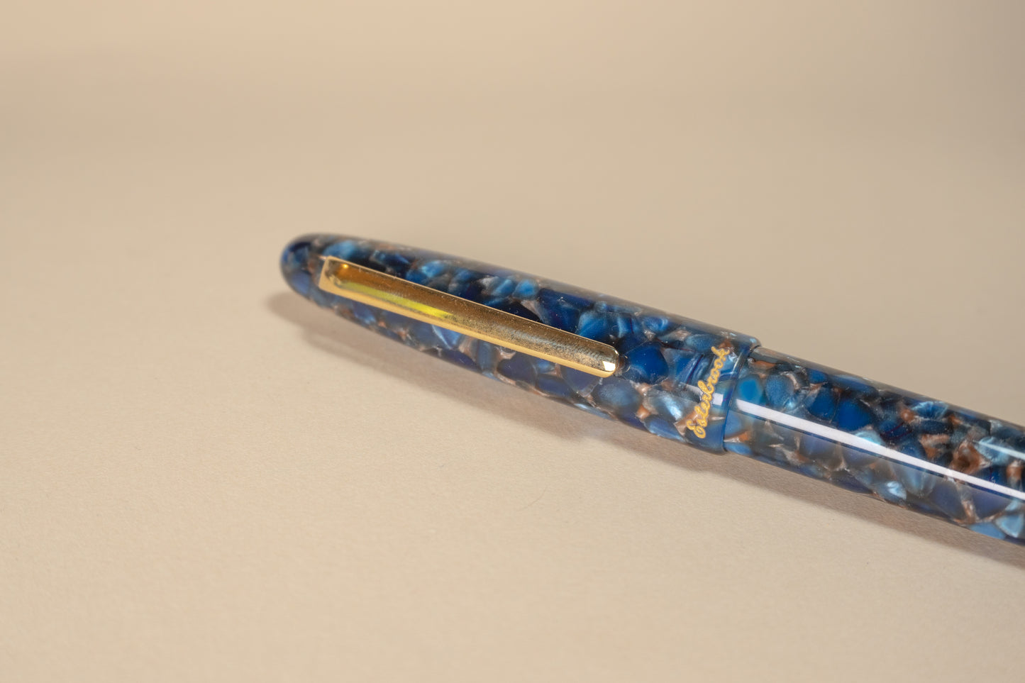 Pre-Owned Esterbrook Estie Nouveau Blue Fountain Pen - Techo