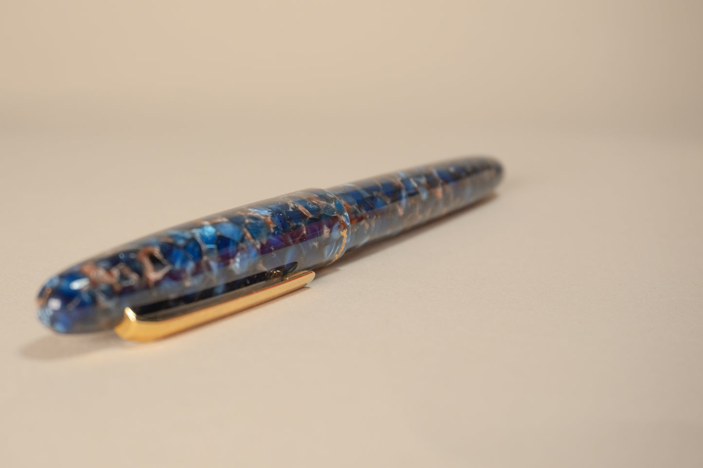 Pre-Owned Esterbrook Estie Nouveau Blue Fountain Pen - Techo