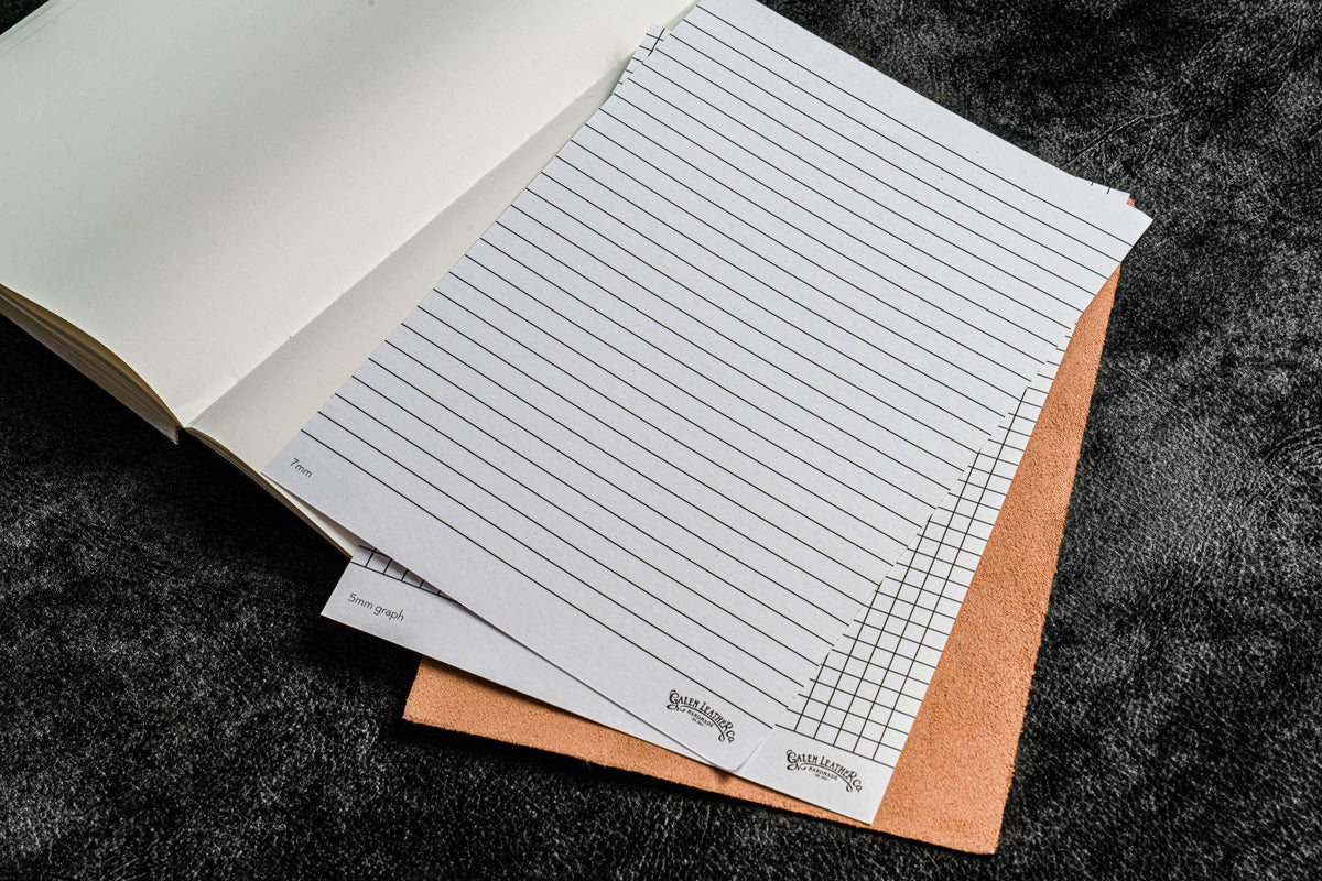 Galen Leather B6 The Everyday Blank Notebook - Tomoe River Paper