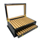 22 Lacquered Pen Box - Ebony Black