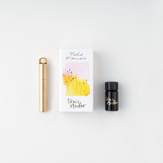 Tom's Studio The Field Mouse Refillable Travel Pen - Brass