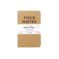 Field Notes Original Kraft Notebook - Mixed (3-Pack)