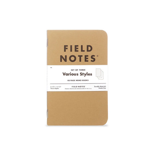 Field Notes Original Kraft Notebook - Graph (3-Pack)