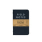 Field Notes Pitch Black Memo Book - Ruled (3-Pack)
