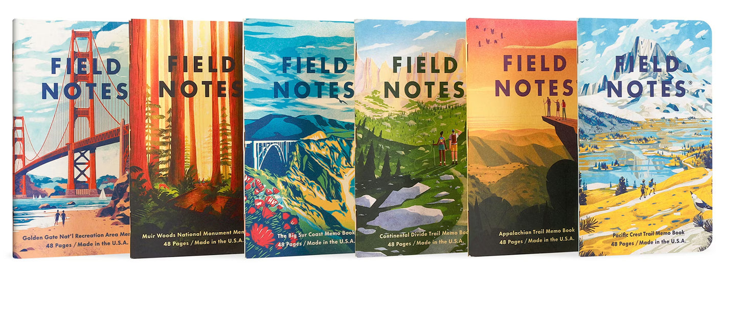 Field Notes Memo Notebook - Explore America Series A: Northern California (3-Pack)