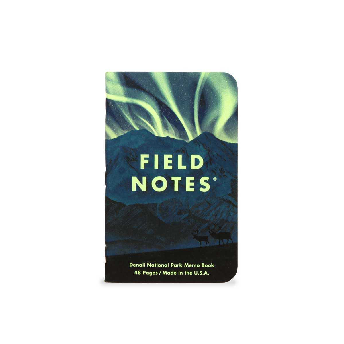 Field Notes Notebook - National Parks Series E Denali, Cuyahoga, Olympic (3-Pack)