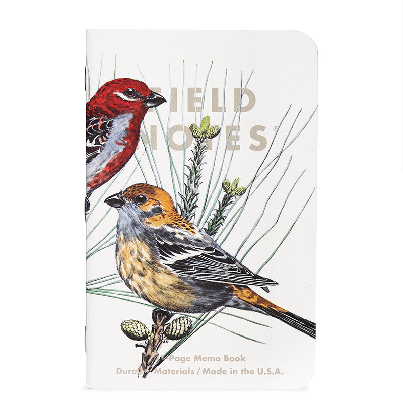 Field Notes Quarterly Edition Notebook - Birds and Trees of North America Series B: Pine Grosbeak, Baltimore Oriole, Sulphurbelly Flycatcher (3-Pack)
