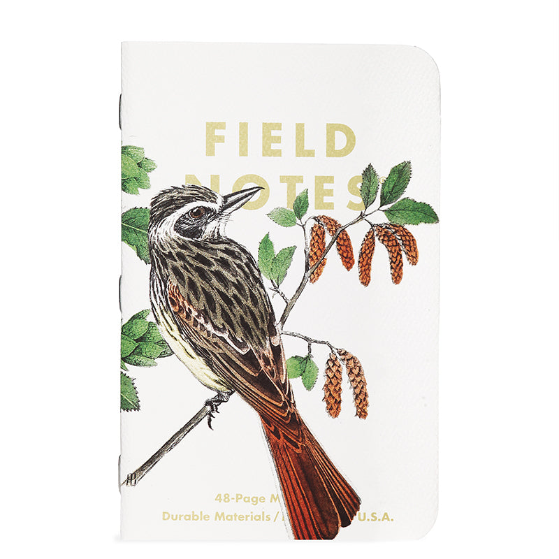Field Notes Quarterly Edition Notebook - Birds and Trees of North America Series B: Pine Grosbeak, Baltimore Oriole, Sulphurbelly Flycatcher (3-Pack)