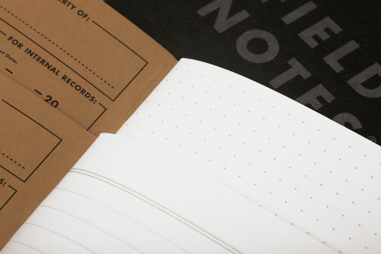 Field Notes Pitch Black Memo Book - Ruled (3-Pack)