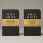 Field Notes Pitch Black Memo Book - Dot-Graph (3-Pack)